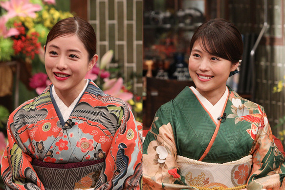 さんまのまんま 新春spに石原さとみと有村架純が晴れ着姿で出演 Rbb Today