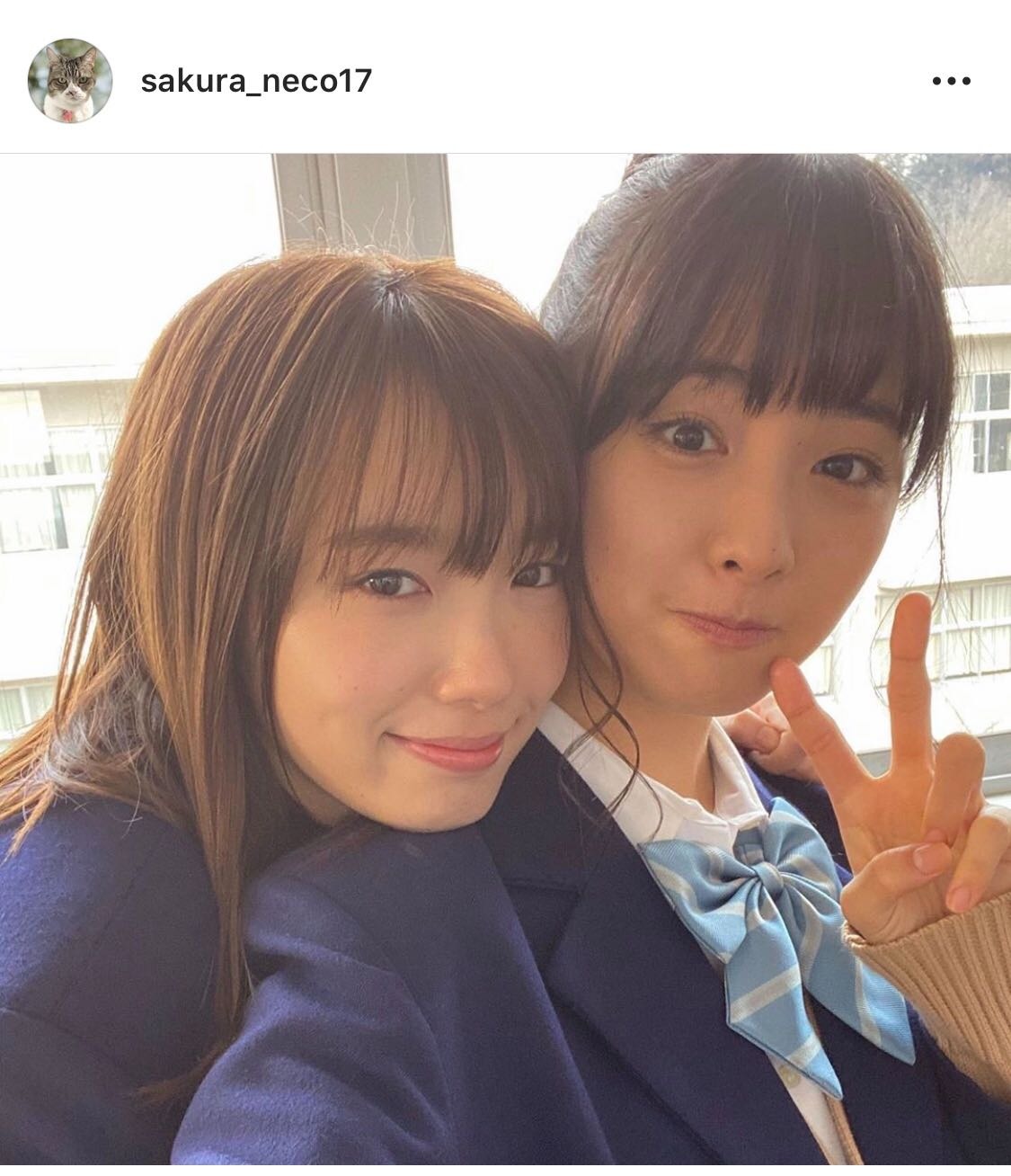 飯豊まりえと大友花恋の制服2ショットに 可愛すぎる の声 Rbb Today