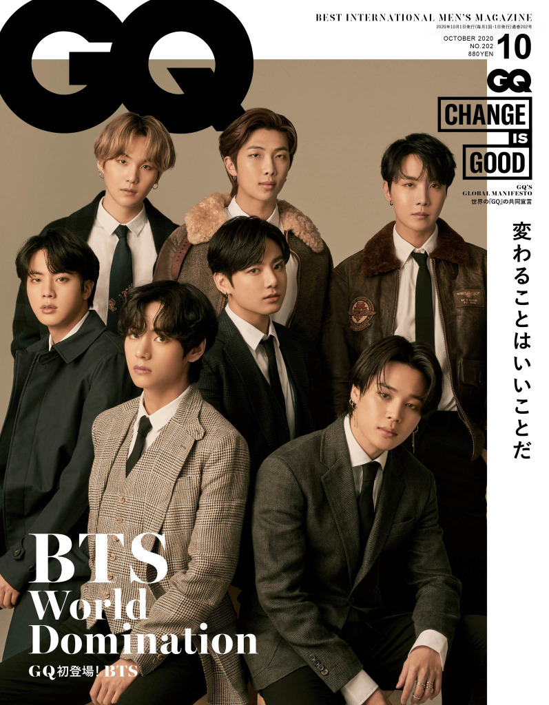 Bts Gq Japan 表紙でクールなスーツ姿 Rbb Today