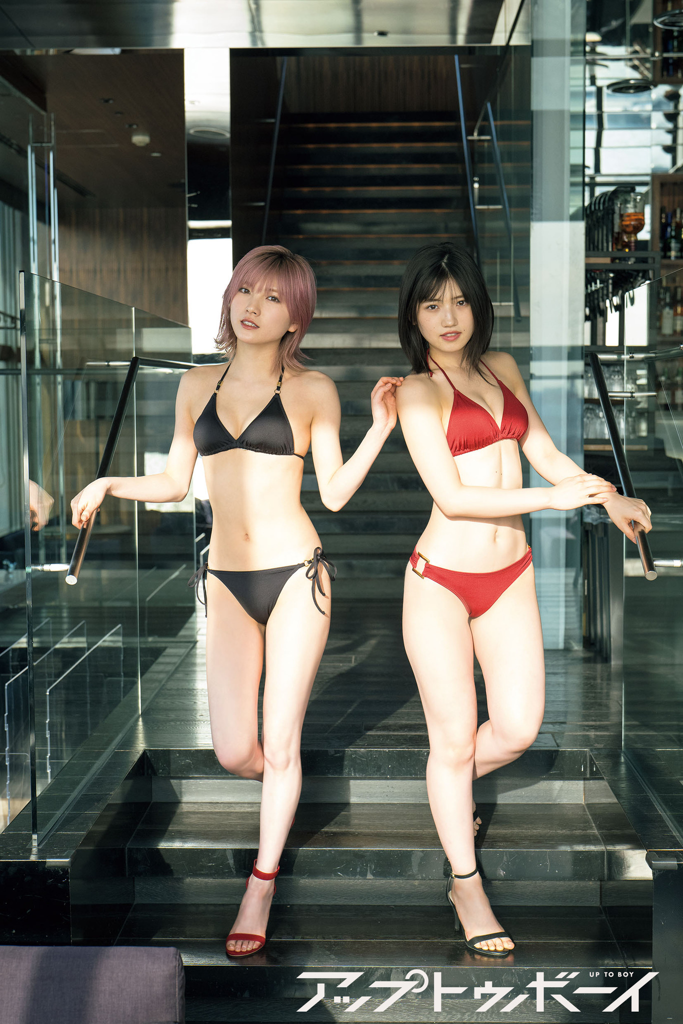 Akb48 岡田奈々 村山彩希 スタイル良すぎな赤 黒セクシービキニ Rbb Today