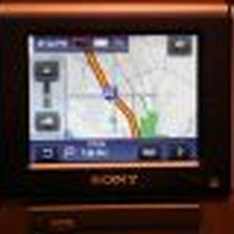 【CES 2007(Vol.16)】ソニーの交通情報対応のパーソナルナビ 画像