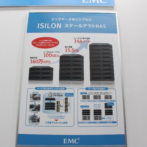 【Japan IT Week 秋 Vol.11】クラスタストレージを普通のNASに使う時代……アイシロン 画像