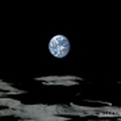 「かぐや」地球の出のハイビジョン動画撮影も成功! 画像