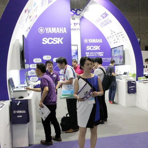 【Interop Tokyo 2018】「WLX313」はヤマハ初のトライバンド対応AP!接続台数や通信の安定性が向上 画像