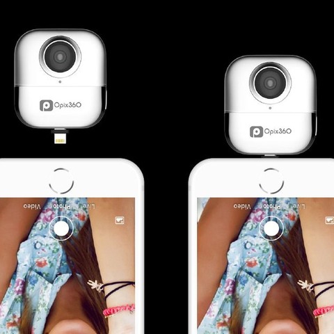 【CP+2019】ありそうでなかったスマホに直挿しする360度カメラ 画像