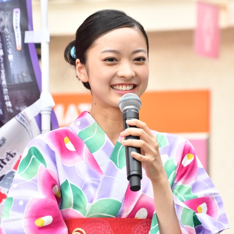 ミス美しい20代グランプリ・川瀬莉子、涼し気な浴衣姿で報道陣を魅了 画像