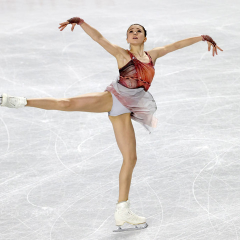 ロシアの新たな天才少女カミラ・ワリエワ15歳がショート1位! 画像