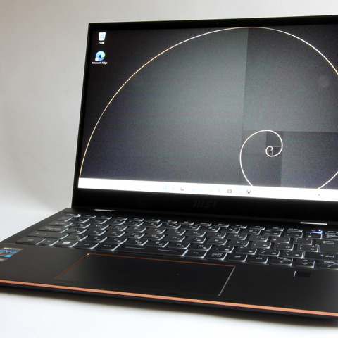 MSIの最新2in1ノートPC「Summit E13 Flip Evo A12M シリーズ」は、上品な美しさを備えた万能選手だった! 画像
