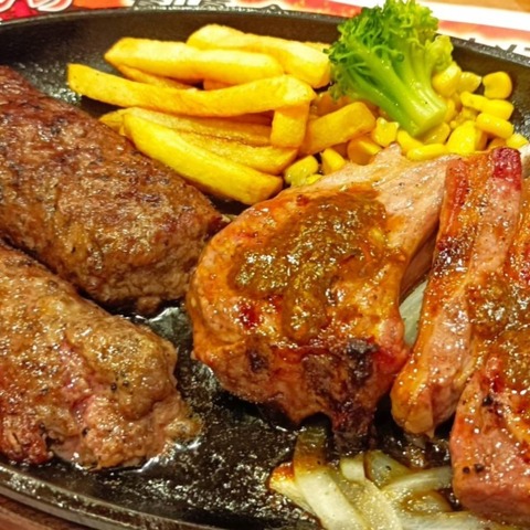 【実食レポ】激うま!ブロンコビリーの『怒涛のスタミナ祭』で、牛・鶏・羊肉の全種類を堪能! 画像