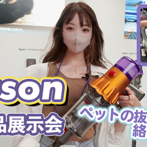 【新製品体験】ペットの毛絡み解消!ダイソンの新製品掃除機は画期的かも! 画像