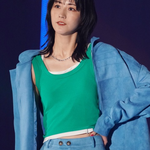 【TGC 2023 S/S】櫻坂46土生瑞穂、ショート丈タンクトップコーデで圧巻のパフォーマンス披露 画像
