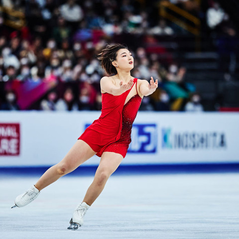 女子フィギュア・坂本花織、涙の世界女王!日本勢史上初の連覇達成! 画像