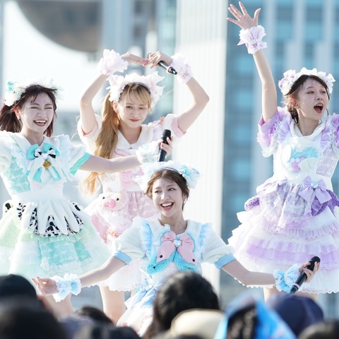 【TIF 2023】わーすた、猫耳＆ミニスカ衣装でライブ開催！「最高のスカイステージ！」 画像