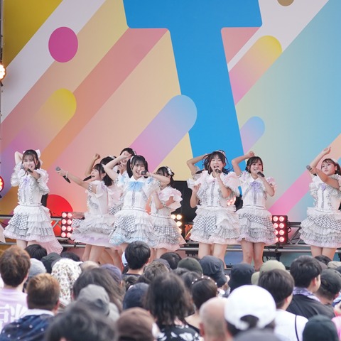 【TIF2025】HKT48、昇格メンバー江浦優香と龍頭綺音がお披露目「私たちかわいいですか?」 画像
