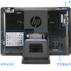 日本HP、法人向けの21.5型フルHD液晶のオールインワンPC 画像