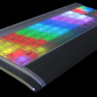 ハンファ、LEDでキーが512色に光るキーボード――サンプル動画も公開 画像