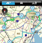 MapFan for iPhoneをアップデート、ロゴアイコンを地図上に表示 画像