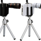プリンストン、望遠や魚眼などiPhone 4用の補助レンズキット 画像