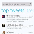 Windows Phone 7向けTwitter公式ソフトが公開 画像