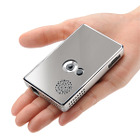 手のひらサイズのバッテリ内蔵小型USBプロジェクター……microSDカードに対応 画像