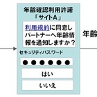 KDDI、ケータイ利用者の年齢認証を行う「年齢確認サービス」提供……GREE、mixi、モバゲーが順次対応 画像