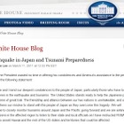 【地震】「日本の人々を支援する」……ホワイトハウス、米オバマ大統領の声明を発表 画像