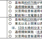 【地震】携帯電話各社の基地局約1万3000局が停波……総務省 画像