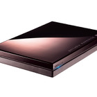 アイオー、テレビの番組録画に対応する薄型ポータブル外付けHDD 画像