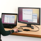 ノートPCの画面をディスプレイ/プロジェクター表示できるUSBアダプタ 画像
