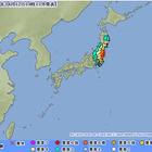 【地震】多発する余震、昨日から60回以上を記録 画像