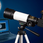 天体望遠鏡や顕微鏡の映像をデジタル化できるテレスコープ 画像