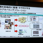 【ESEC 2011（Vol.5）】NEC、自動で写真のタグ付やアルバムを育成するソリューションを展示 画像