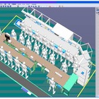 富士通、生産ラインの作業員の動きをシミュレートするソフト「GP4」販売開始 画像