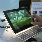 【COMPUTEX TAIPEI 2011（Vol.11）：動画】スライド式キーボードでノートにもなるタブレット「Eee Pad Slider」 画像