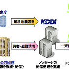 KDDI、緊急速報メール「災害・避難情報」を配信…2012年春から 画像