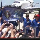「アトランティス」をバックに最後の記念撮影！NASA、シャトル着陸時の模様など公開 画像