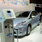 【CEATEC 2011（Vol.29）】トヨタの充電スタンドG-Stationがau Wi-Fi SPOTの基地局に 画像