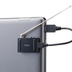 ロジテック、Androidタブレットでテレビを視聴・録画できる約16gの小型ワンセグチューナー 画像
