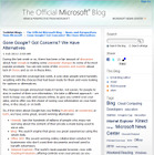 マイクロソフトが公式ブログでGoogleからの乗り換えを提案！ 批判広告も 画像
