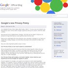 Google、激しい批判浴びながらもプライバシーポリシーの変更を予定通り実施 画像