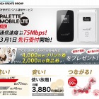 写真プリントサービスのプラザクリエイト、LTE通信サービス「PALETTE MOBILE」開始 画像