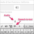 音声入力に対応！ EvernoteのAndroid用アプリがアップデート 画像