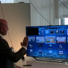 【ビデオニュース】“Hi! TV” 話しかけて、手をかざして操作する……サムスン最新スマートTV「ES8000」 画像