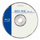 ビクター、録画用の2倍速BD-R/REディスク 画像