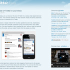 Twitterがメールで情報提供する新サービスを開始 画像