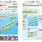 ドコモ、センサーネット活用の「ドコモ環境ライブ」サイト公開……UVケアや熱中症対策アプリ公開も 画像