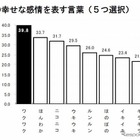 ビジネスパーソンにとって、幸せな感情を表す言葉は「ワクワク」  画像