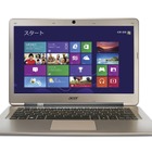 日本エイサー、高速起動Ultrabookや10点マルチタッチ対応モデルなどノートPCを9機種 画像