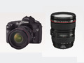 キヤノン、デジタル一眼「EOS 5D」と標準ズームレンズ「EF24-105mm F4L IS USM」のレンズキット 画像