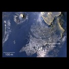 火星に水の痕跡…湖が存在か 画像